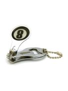 Keychain/Nail clip Billiard ball No. 8