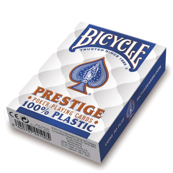 Póker kártya Bicycle PRESTIGE, kék 100% plasztik