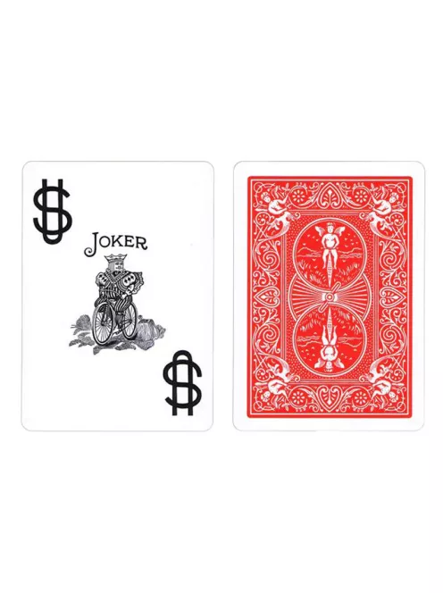 Poker card Bicycle PRESTIGE, red 100% plastic