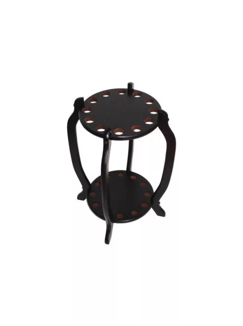 Cue rack standing 12 black