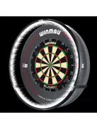 Darts világítás és falvédő csomag, Winmau Plasma  360 és Winmau Pro Line fekete falvédő
