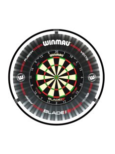   Darts világítás és falvédő csomag, Winmau Plasma  360 és Winmau Pro Line fekete falvédő