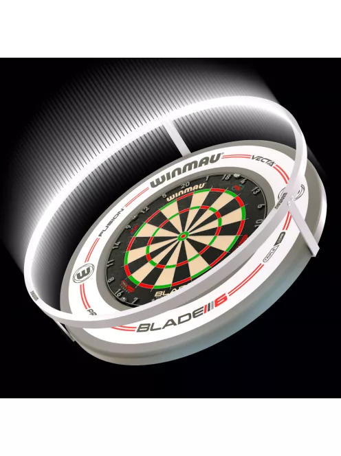 Darts világítás és falvédő csomag, Winmau Plasma Ice 360 és Winmau Pro-Line falvédő