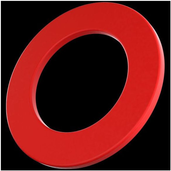 Winmau falvédő dart tábla köré, piros, felirat nélkül