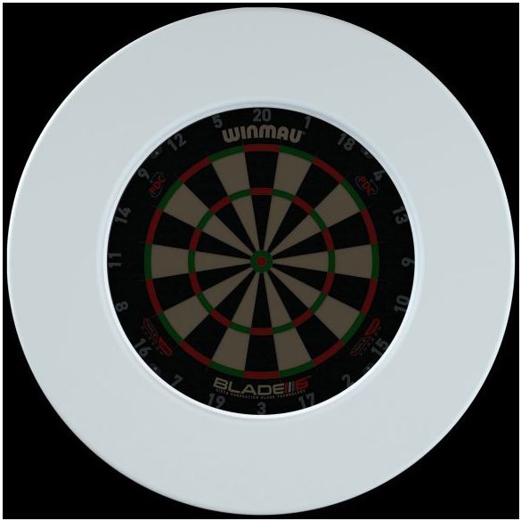 Winmau wall protector around dart board white, without inscription