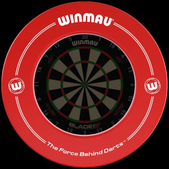 Winmau wall protection dart around the board, red