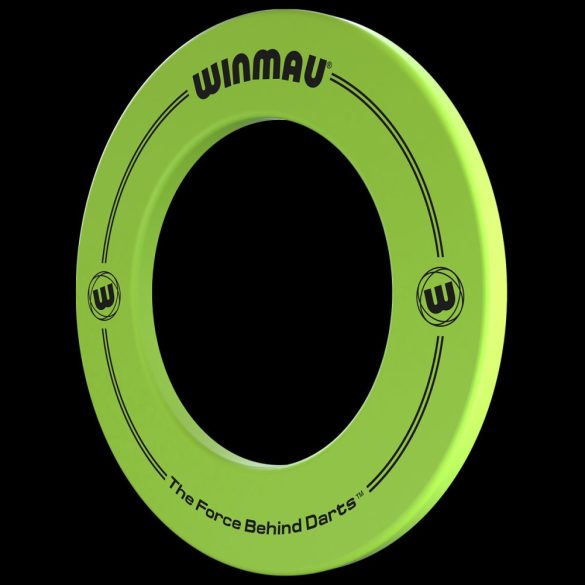 Winmau wall protection rubber hoop around dart board, green, with lettering
