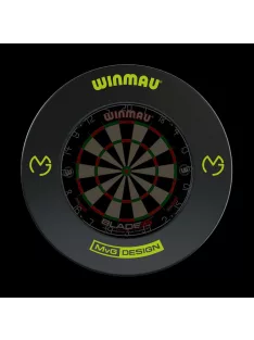 Winmau falvédő dart tábla köré fekete, MvG design