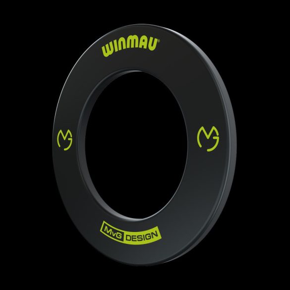 Winmau falvédő dart tábla köré fekete, MvG design