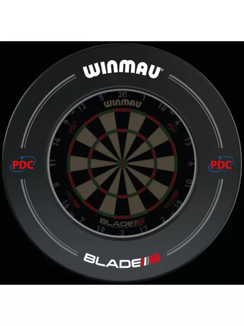 WINMAU FALVÉDŐ DART TÁBLA KÖRÉ FEKETE, PDC