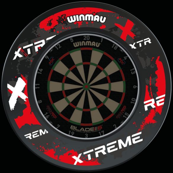 WINMAU WALL PROTECTIVE DART BOARD BLACK, WITH XTREME COVER