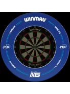 FALVÉDŐ DART TÁBLA KÖRÉ, WINMAU PDC LOGÓS KÉK