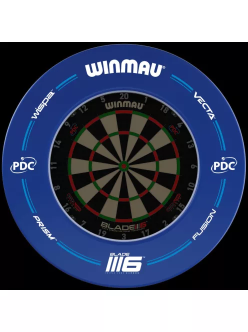 FALVÉDŐ DART TÁBLA KÖRÉ, WINMAU PDC LOGÓS KÉK