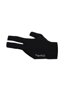   biliárdkesztyű, Dynamic Pro, 3 ujjas, L&XL fekete, bal kézre