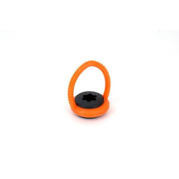 Cue holder clips, PVC, orange