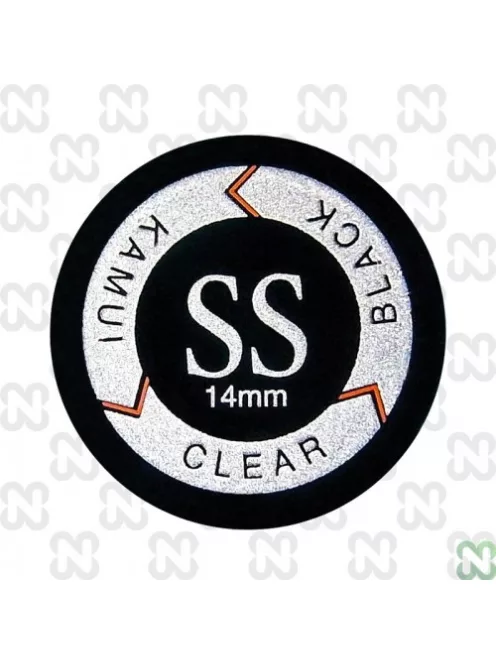 KAMUI Black Clear super soft 14mm crayon leather adhesive