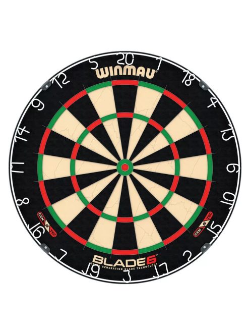 Darts tábla Winmau Blade 6 és  két szett nyíl, falvédő, startvonal, kiszálló