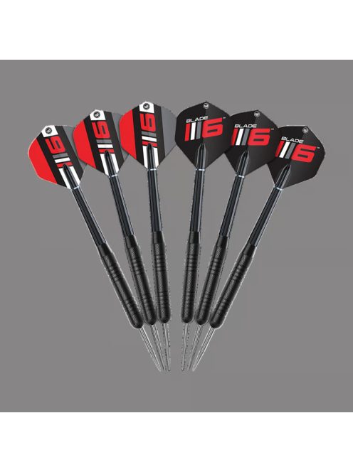 DARTS TÁBLA WINMAU BLADE6 TRIPLE CORE PDC FALVÉDŐVEL, KÉT SZETT NYÍLLAL, STARTVONALLAL,