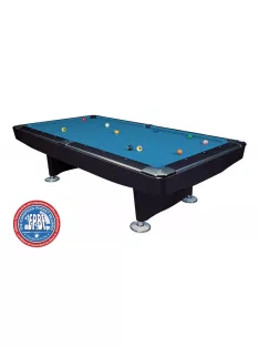   Biliárdasztal Dynamic II, fényes fekete, pool, 9' (elérhető barna, és magas fényű fehér színben is)
