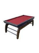 Montego pool table, pool, 7' size.,black-silver, without cover