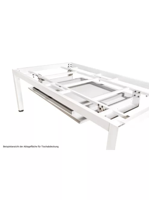 Biliárdasztal / étkezőasztal,  Dynamic Vancouver II, 7' , fehér/szürke, Standard-Cloth