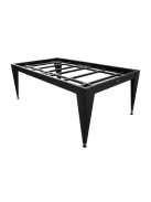 pool biliárdasztal / étkezőasztal,  Dynamic Vancouver III, 7', fekete/fekete, bordó szövet