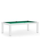 Biliárdasztal / étkezőasztal,  Dynamic Mozart, 7' , matt fehér