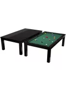 Billiard table / dining table, Rasson Penelope II, in silver or white with veil, with table top, in 8' or 7' size