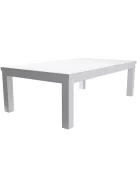 Billiard table / dining table, Rasson Penelope II, in silver or white with veil, with table top, in 8' or 7' size