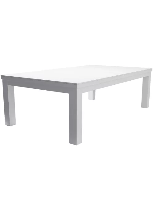 Billiard table / dining table, Rasson Penelope II, in silver or white with veil, with table top, in 8' or 7' size