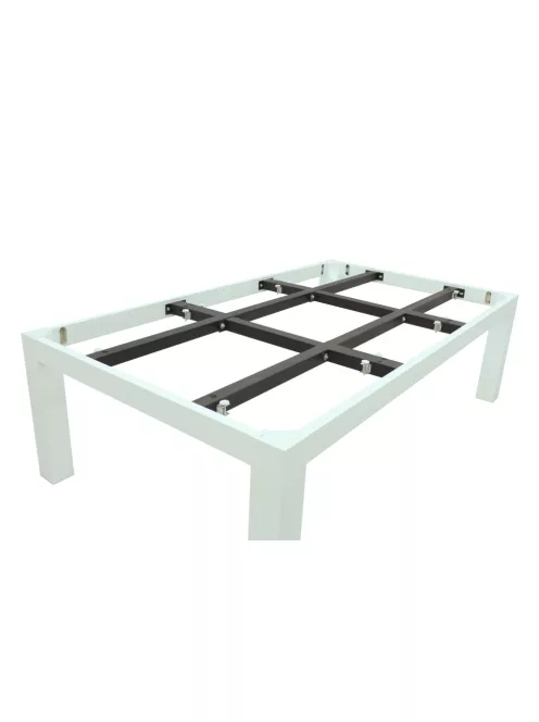 Billiard table / dining table, Rasson Penelope II, in silver or white with veil, with table top, in 8' or 7' size