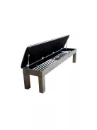 Billiard table / dining table, Rasson Penelope II, in silver or white with veil, with table top, in 8' or 7' size