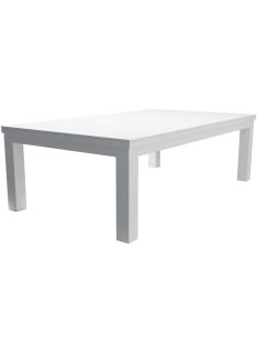   Biliárdasztal / étkezőasztal, Rasson Penelope II, (fátyolos ezüst, magasfényű fekete vagy fehér színben, asztalfedlappal) 8'-as méretben