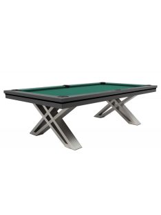   POOL BILIÁRDASZTAL RASSON RASSON PIERCE 8' SÖTÉTSZÜRKE, VÁLASZTHATÓ SZÍNŰ POSZTÓVAL