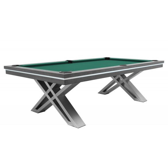 Pool Billiard Table Rasson Rasson Pierce 8' light grey with optional color post