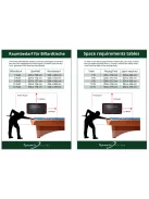 pool billiard table Dynamic X-con 8' grey oak,