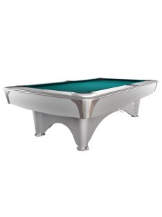   Biliárd asztal, Pool, Dynamic IV, 9 ft., fényes fehér, Simonis 760 posztóval