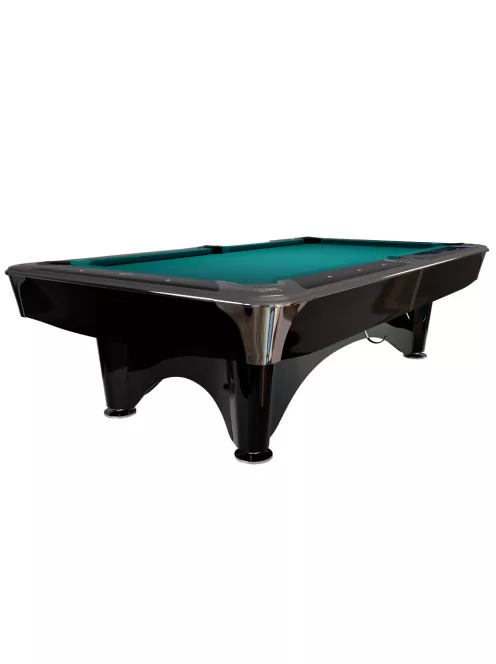 Biliárd asztal, Pool, Dynamic IV, 8', fényes fekete, Simonis 760 posztóval