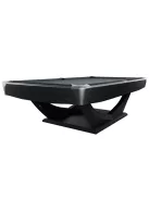 pool biliárd asztal Dynamic Axion 9' matt fekete színben, választható színű Simonis 760 vagy 860 posztóval