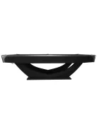 pool biliárd asztal Dynamic Axion 9' matt fekete színben, választható színű Simonis 760 vagy 860 posztóval