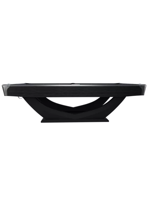 pool biliárd asztal Dynamic Axion 9' matt fekete színben, választható színű Simonis 760 vagy 860 posztóval