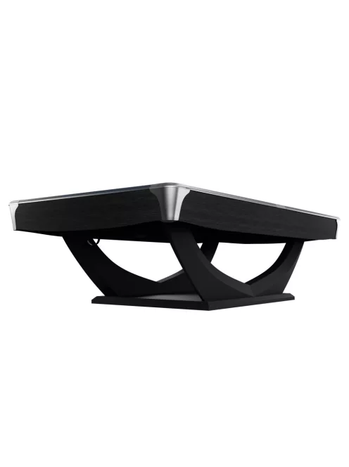 pool biliárd asztal Dynamic Axion 9' matt fekete színben, választható színű Simonis 760 vagy 860 posztóval