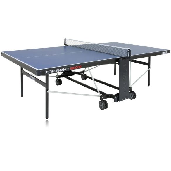 Stiga ping-pong asztal Performance beltéri, kék, hálóval és hálótartóval