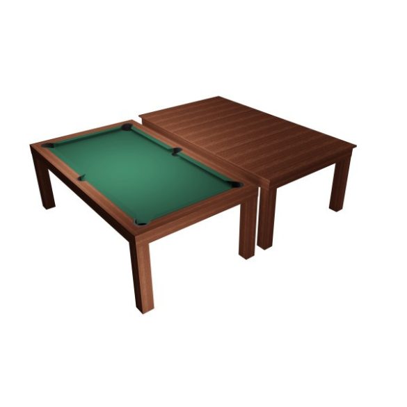 Dynamic Pool Table / Dining Table, Mozart, 7 ft.,mahogany