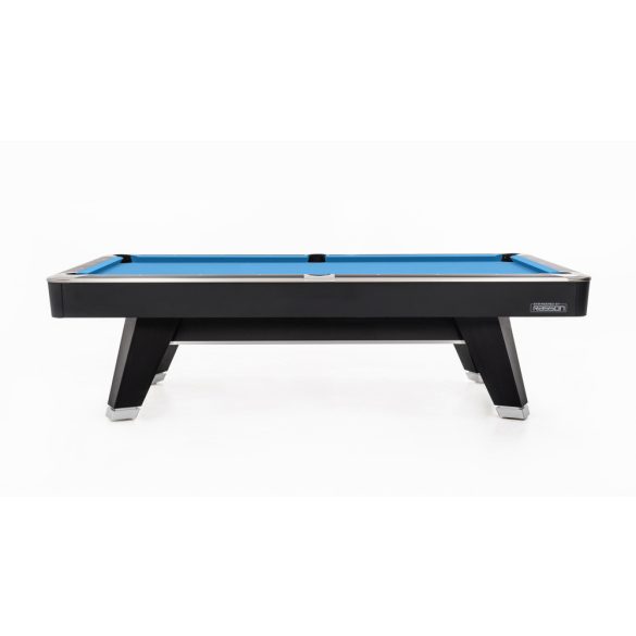 Billiard asztal, Pool, Mr-Sung ACURRA by Rasson, 9 ft., matt fekete (sötét fekete), Simonis 760 választható posztószín