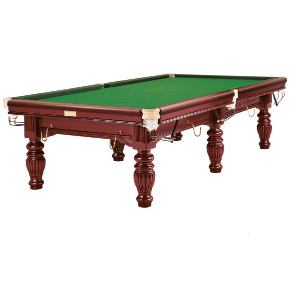 Billiard Table, Snooker, Dynamic Prince II Steelblock, Mahogany, 9'