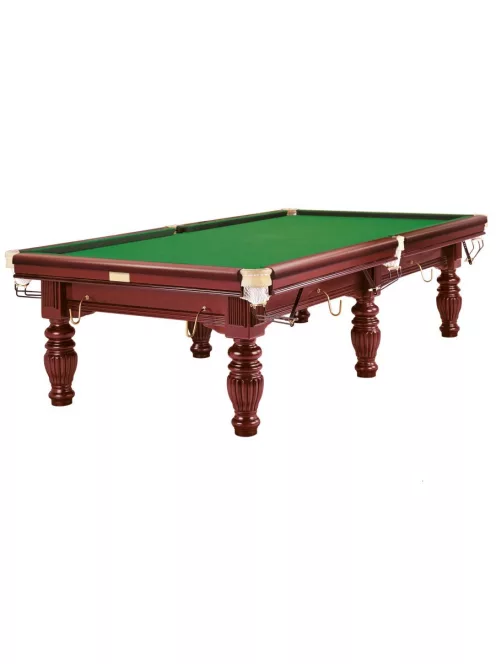 Billiard Table, Snooker, Dynamic Prince II Steelblock, Mahogany, 10'