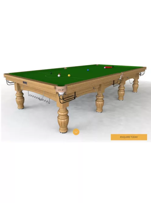 Snooker table, Aristocrat, oak, 12'