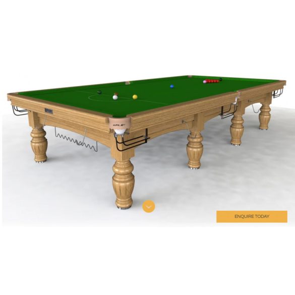 Snooker table, Aristocrat, oak, 12'