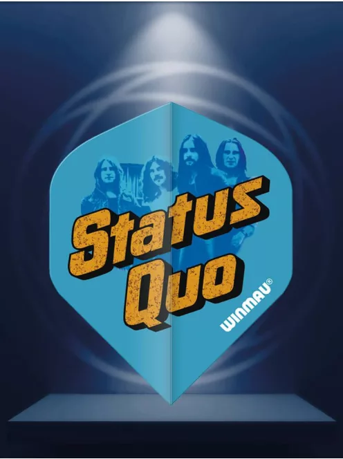 dart toll Winmau Rock Legends Status Quo Blue Logo (utolsó darabok)